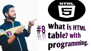 #tutorial HTML -8  HTML table with programming #beginners #html #webdevelopment #html_table