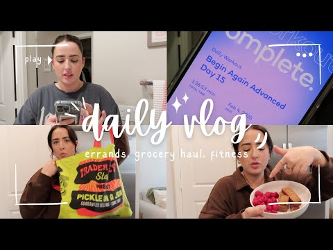 day in my life | trader joes haul, target haul, talking, gym &, more talking