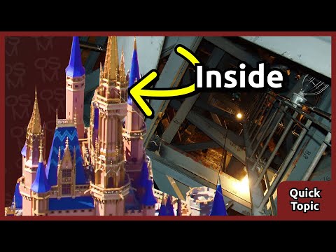 Inside the TOP of Cinderella Castle