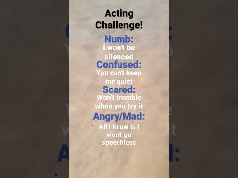 Acting challenge! #shorts#fyp#foryou#acting#actingchallenge#challenge#aladdin#jasmine#lyrics#disney