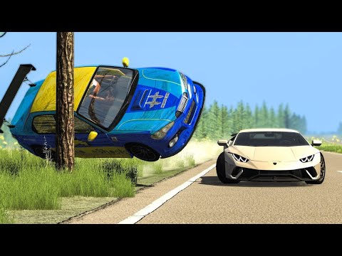 BeamNG Drive Live | Truck vs Bollards - Live Gameplay