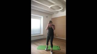 Codetraining@home: Cardio HIIT und Abs Tabata mit Julia (ca. 14 min)