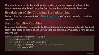 Understanding the Counting Sort Algorithm: Key Insights and Concepts