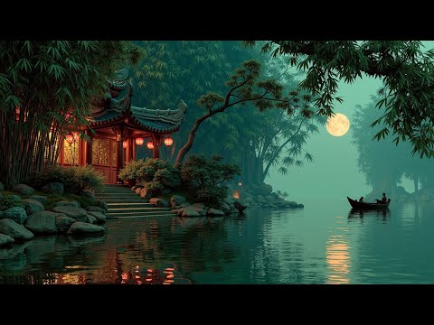 Peaceful Guzheng & Erhu Music | Asian Instrumental for Yoga Study & Stress Relief