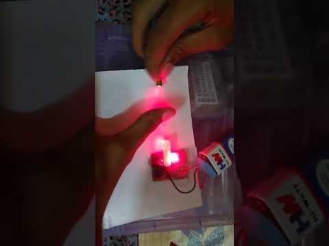Buzzler alarm using LDR