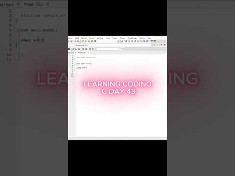 CODING C DAY 43 #algorithms #tech #correctcoding #codeblocks #programming #beginner #fypシ #ytshorts