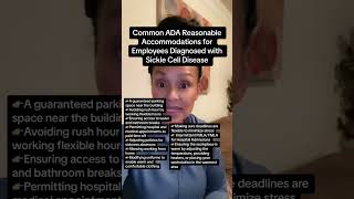 Workplace ADA Accommodations for Sickle Cell Disease