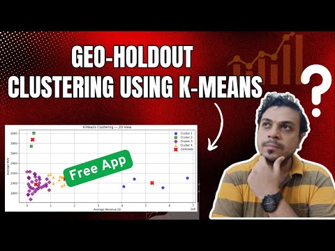 Geo Clustering for Geo Holdout Incrementality Test | Free & Easy-to-use app