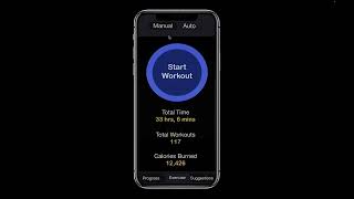 Workout Tracking Interface Video Prototype - HCI Team Project