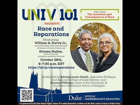 UNIV101 Presents: Race and Reparations
