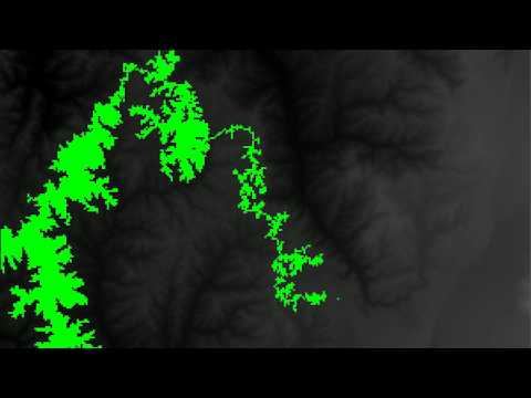 A* Pathfinding algorithm on grayscale topological map