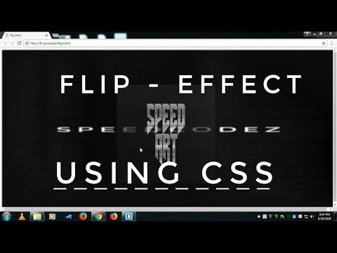 Flip-Image Effect(  Pure CSS )