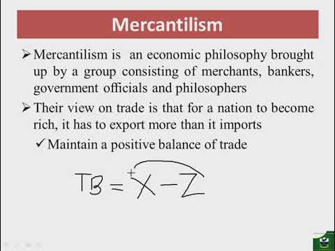 Mechantilists' views on trade Vs Absolute Advantage