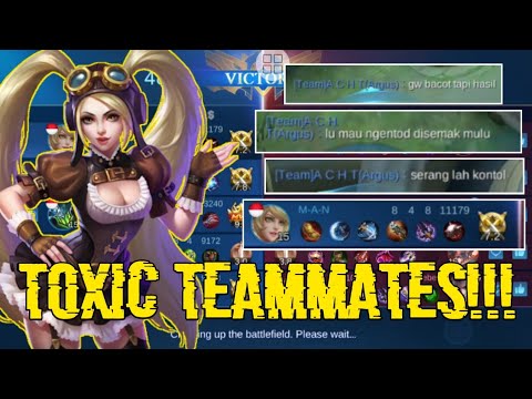 Toxic Teammates🤬🤬 Bacot Hasil Skill • Ngomong Kasar •• MLBB Indonesia •• MLBB ~ Mister MAN