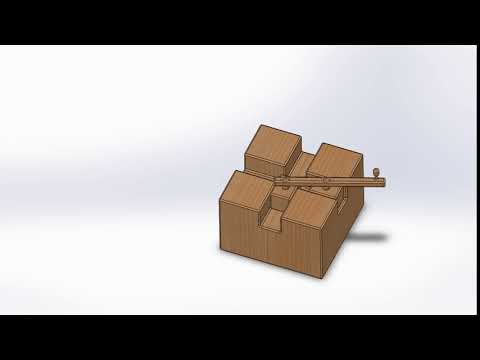 3d #Mechanisms  #wood #solidworks
