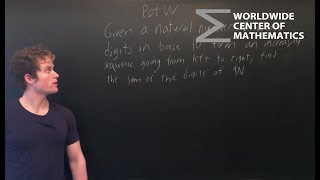 PotW: Sum of Digits [Number Theory]