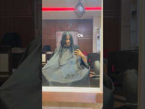 Getting a haircut after almost 3 years☠️💇🏻‍♀️ #haircut #hairstyles #shorts