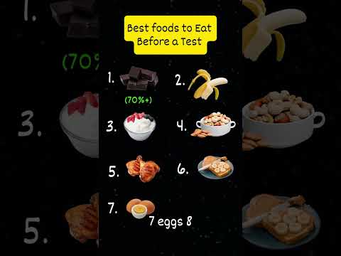 Best foods to Eat Before a Test #shorts #exam #exampreparation