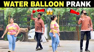 Throwing Water Balloon with Twist Prank | Prakash Peswani Prank |