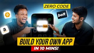 Built a Full App in 10 Mins with Bolt AI – No Coding!