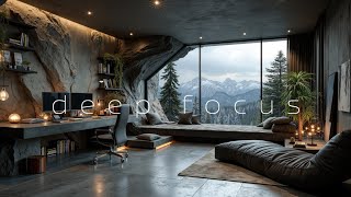 Deep Work Music | Focus & Concentration ~ Relaxing Study Beats with Mountain Views