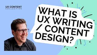 What is UX Writing and Content Design? | Get a tech career without learning to code!