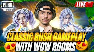 🔴Live🔴Pubg Mobile Rush Gameplay & WoW Rooms Fun!