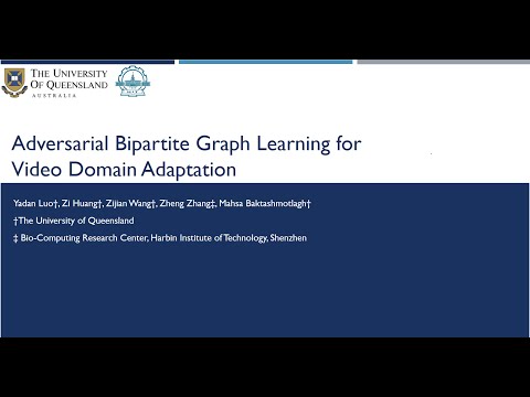 MM2020 - Adversarial Bipartite Graph Learning for Video Domain Adaptation