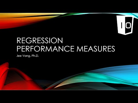 Regression Performance Measurements (MAE, RMSE, R-Squared, BIC)