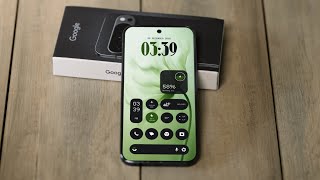 Minimal Green Nothing Style Android Homescreen | Clean UI Setup | Best Nova Launcher Setup
