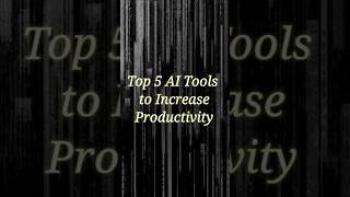 Guyss here are the best free AI tools to increase your productivity in your day to day work.