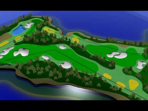 Golf course flyover
