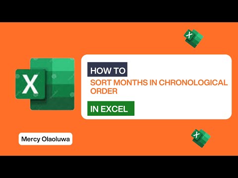 How to Sort Months in Chronological Order in Excel (Step-by-Step Guide)