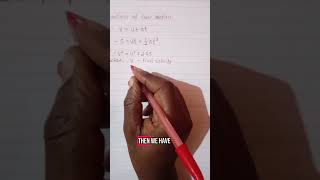 Equations of linear motion