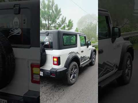 Mahindra Thar | White Thar | McLeod Ganj | Dharamshala | Himachal #thar #mahindra #himachal #thar4x2