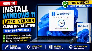 How to Install Windows 11 Latest version | Clean Installation Step-by-Step