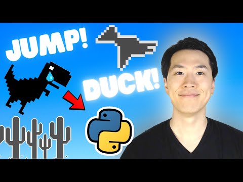 Teaching AI to beat the Dinosaur Game | Python | Computer Vision | Canny Edge Detection