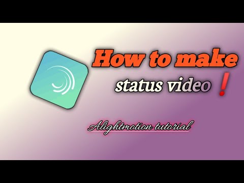 How to make WhatsApp status video in Alightmotion || Alightmotion se status video kaise banaye ||