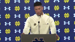 Marcus Freeman addresses recent battery accusations at news conference