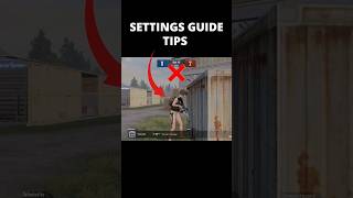 SETTINGS GUIDE TIPS 🔥 #9 | BGMI | PUBG MOBILE #tips #tricks #bgmi #pubgmobile #viral #shorts