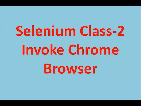 Invoke Chrome Browser