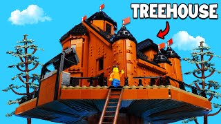 I Built a LEGO Treehouse
