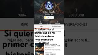 Primer capítulo listo. #webnovel #novelstory #mage #magical #character