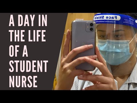 A DAY IN THE LIFE OF A 2ND YEAR STUDENT NURSE ON PLACEMENT | UK EDITION (AD)