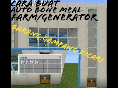 Cara Buat Auto Bone Meal Farm Di Minecraft
