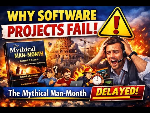Why Software Projects Fail 🚨 | The Mythical Man-Month Explained Simply