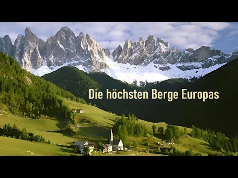 Die höchsten Berge Europas #nature #wissenschaft