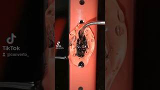 Cleaning iPhone charging Port with hot glue: Test #cleaning #satisfying #asmr