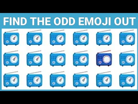 Find the ODD emoji out |#8| sport different emoji