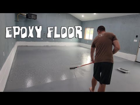 DIY Epoxy Floor In My Garage Workshop